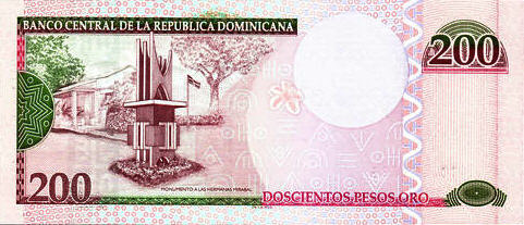 P185 Dominican Republic 200 Pesos Dominicanos Year 2013